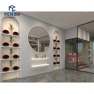 Tùy Chỉnh Hoa Cửa Hàng Đồ Nội Thất Thiết Lập Với Thanh Toán Truy Cập Kệ Giá Và Hoa Kệ Tường Cho Các Cửa Hàng - Product Image 2