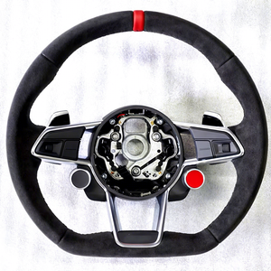 <span class=keywords><strong>Volant</strong></span> en cuir <span class=keywords><strong>S</strong></span> <span class=keywords><strong>Line</strong></span> avec inserts en fibre de carbone et LED pour <span class=keywords><strong>Audi</strong></span> - Product Image 2