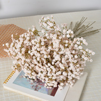 Bunga Babys-Breath Buatan (Plastik) Berbatang Panjang Warna Musim Gugur - Grosir Dekorasi Pernikahan, Dekorasi Rumah, Rangkaian Bunga