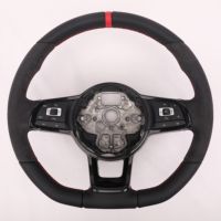 Volant de voiture GZYLC pour Volkswagen VW Golf 8 Golf8 Mk7 Mk8 Gti 7r Volants en fibre de carbone