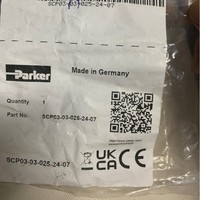 Capteur de pression SensoControl Parker SCP03-03-025-24-07 pour milieux liquides et gazeux, application hydraulique mobile
