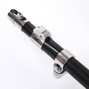 Postes de Sombra para Barcos de Fibra de Carbono de 10 Pies Personalizados UPSILON, Kit de Toldo Telescópico para Yate con Accesorios de Acero Inoxidable - Product Image 2