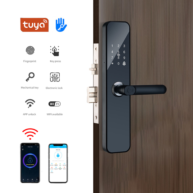 Best Smart Door Lock New European Smart Lock Cylinder Tuya Door Lock