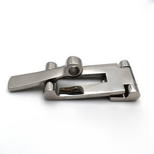 Verrou à loquet boucles automatique en acier inoxydable, 20 pièces, petite taille, fermeture à bascule, en acier inoxydable - Product Image 2