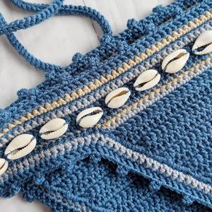 Bikini de Ganchillo Hecho a Mano con Cuello en V Personalizado, Sexy, para Chicas de 18 Años, Traje de Baño de Dos Piezas, Bikini de Tiras para Mujer - Product Image 3