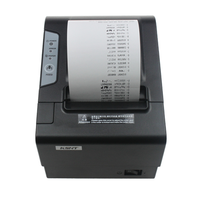 Cashino Impresora Térmica de Recibos para Restaurante, Cortador Automático con Interfaz Ethernet, Impresión de Línea de Puntos, 80mm