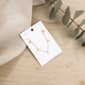 Collar de Acero Inoxidable con Hoja de Angelina, Chapado en Oro, Cadena para Suéter, Joyería de Moda Unisex - Product Image 3