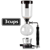 500Ml Mesin Kopi Siphon Pot Kaca Rumah DIY Filter Pembuat Kopi Manual Peralatan Kopi Alat Makan Dapur 300/500Ml Siphon C