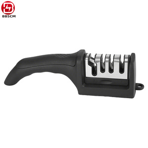 Wholesale Knife <b>Sharpener</b> Home Use Multifunctional Three-Stage Stainless Steel Sharpening Stone Quick Sharpening <b>Tool</b> Sharpening - Product Image 5