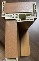 Vis et cylindre coniques à double extrudeur haute performance pour ligne d'extrusion de cadres de porte en PVC WPC, teneur en CaCO3 150 Phr - 65/132
