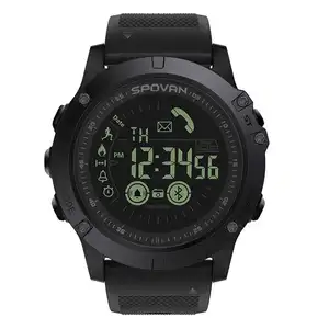 Spovan New PR1 multi function men's waterproof digital watch movement smart watch