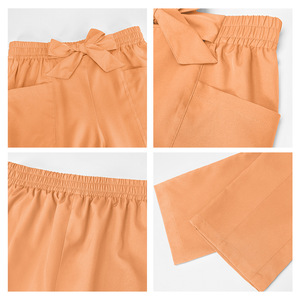 Pantalons droits pour salon de beauté et spa pour femmes, tissu en polyester fin, élastique, à séchage rapide, couleur unie, ensembles de blouses d'infirmière - Product Image 4