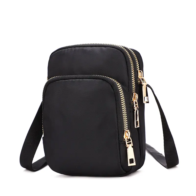 REWIN – Mini-sac à main léger avec fermeture à glissière 3 multiples, pochette pour téléphone portable, sacs à bandoulière, petit sac en Nylon