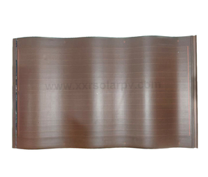 <span class=keywords><strong>Precio</strong></span> al por Mayor de <span class=keywords><strong>Tejas</strong></span> <span class=keywords><strong>Solares</strong></span> Flexibles Onduladas de 50W en Color Terracota, con Tecnología SunPower de Alta Eficiencia - Product Image 2