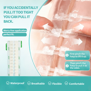 Parche hidrocoloide transparente para alivio de la tensión, sutura adhesiva médica para el manejo de cicatrices, primeros auxilios para adultos - Product Image 5