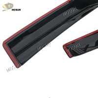 Visera para Ventana de Coche PMMA, Protector Solar y de Lluvia para Nissan Navara D22 Frontier 1997-2004, Deflector de Ventana con Protección contra la Lluvia