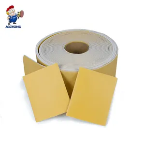 Aluminum Oxide Pre-cut Flexible Abrasive Sponge Roll Polishing Wood Furniture And Metal Sponge Sanding Rolls