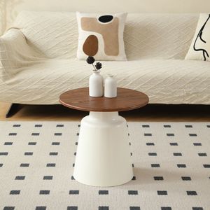 Кофейный столик с кремом в скандинавском стиле - Product Image 1