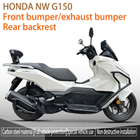 Accessoire de protection anti-chute pour moto Nwg150 : Pare-chocs, barre d'échappement et dossier