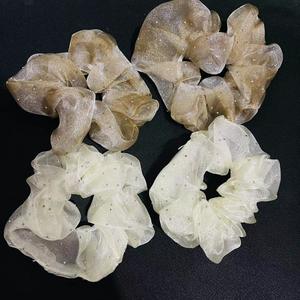 Coletero de malla con lunares para coletas, coletero de cuero para mujer, súper mágico, de alta gama, sencillo y elegante, perfecto para - Product Image 5