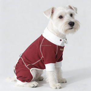 Maglia a Quattro Zampe per Cuccioli, Abbigliamento Caldo Protettivo per la Pancia, Realizzato in Pile <span class=keywords><strong>Tailandese</strong></span> per Teddy, Bichon, Schnauzer - Product Image 1