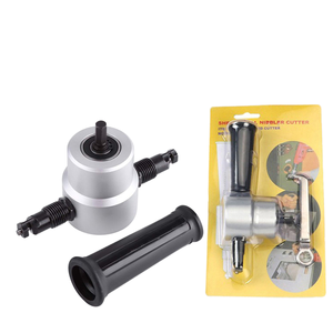 160A Doppelkopf-Blechschneider Blechschneidewerkzeug Elektrische Stanzschere Metallschneidesäge für Bohrmaschinenzubehör - Product Image 1