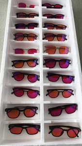 Gafas Ópticas <span class=keywords><strong>Vogue</strong></span> 2026 con Armazón Redondo TR90, <span class=keywords><strong>Lentes</strong></span> Rojo Anaranjado, Gafas con Bloqueo de Luz Azul - Product Image 6