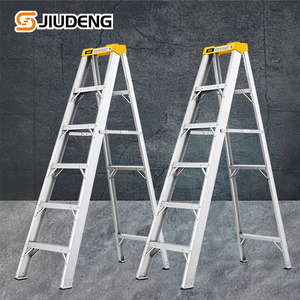 简单的侧面设计梯子5 6 7 8 9 10 12英尺铝制单面梯子 - Product Image 1