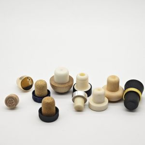 와인 위스키를위한 맞춤형 프리미엄 T 자형 코르크 조합 스토퍼 공장 도매 28mm 32mm - Product Image 5