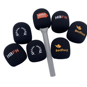 แผ่นกรองลมไมโครโฟนไร้สาย <span class=keywords><strong>RODE</strong></span> Wireless GO II แบบกำหนดเอง พร้อมฟองน้ำ <span class=keywords><strong>XLR</strong></span> ป้องกันเสียงลม พร้อมโลโก้พิมพ์บนฟองน้ำ - Product Image 1