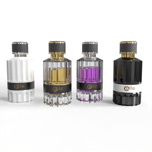 Nuova bottiglia di profumo di vetro di design rivestimento di colore UV bottiglia di profumo bottiglia di profumeria di vetro da 100ml - Product Image 1