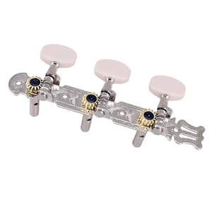 Jeu de chevilles d'accordage de cordes de <span class=keywords><strong>guitare</strong></span> <span class=keywords><strong>classique</strong></span> pour deux pièces Tuner Machine Heads Tuning Peg Chrome Plated Machine Head Tuning Key Tune - Product Image 5