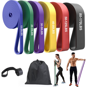 Banda de Resistencia Elástica Gruesa Ecológica de 5 Niveles 2080 de Marca Privada, Venta al por Mayor para Hombres, para Terapia de Rehabilitación - Product Image 4