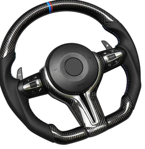 Volante Deportivo de Fibra de Carbono de 3 Radios en Negro para Modelos Serie 3, Serie 1, X1/X5/X6/E70/E71/E84/E87/E90 - Product Image 2