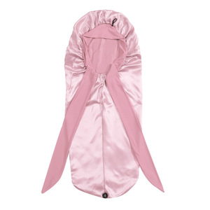 Bonnet en satin doux et soyeux pour cheveux naturels et bouclés, taille extra large avec lien, confortable pour dormir la nuit - Product Image 1
