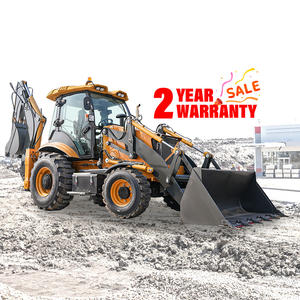 รถแบคโฮตักดิน รถแทรกเตอร์ตักดิน รถขุดตักดินขนาดเล็ก ขับเคลื่อน 4 ล้อ จัดส่งฟรี - Product Image 1