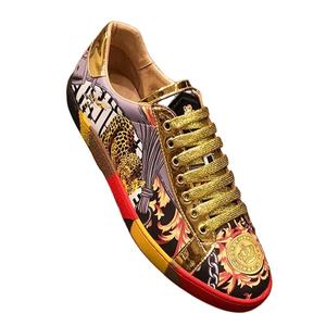 Chaussures décontractées de sport de luxe 2026 en cuir véritable haut de gamme, respirantes, imperméables, légères et souples - Product Image 1