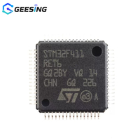 Microcontrolador ARM Cortex-M4 de 32 bits, 100 MHz, 512 KB de memoria Flash, LQFP-64 con FPU, DSP, USB OTG, 100μA/MHz, STM32F411RET6
