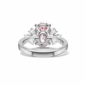 Nouvelle bague de fiançailles en forme de goutte d'eau 10 * 14 pour femmes, argent 925, maille rouge, diamant en forme de goutte d'eau, bijoux pour femmes - Product Image 3