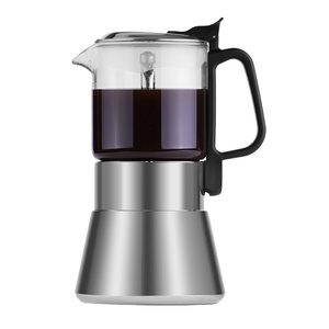 Nuevo diseño OEM personalizado clásico acero inoxidable barato cafetera espresso <span class=keywords><strong>Moka</strong></span> <span class=keywords><strong>olla</strong></span> uso doméstico <span class=keywords><strong>olla</strong></span> <span class=keywords><strong>Moka</strong></span> - Product Image 1