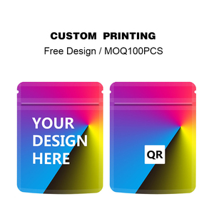 Customizable 3.5 Mylar Stand-Up Zip Lock Closure Food Grade <strong>PET</strong>/PE/BOPP Pouch Box and Bag Packaging - Product Image 2