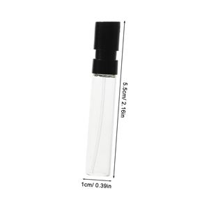 <b>Mini</b> Travel Perfume Atomizer 1ml 1.5ml 2ml 2.5ml Glass Perfume Sample Vials <b>Bottle</b> Oil Perfume Tester Screen Printing Reed - Product Image 2