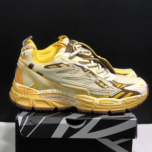 Thiết Kế Giày 2024 Phụ Nữ Người Đàn Ông Trắng Được Trở Lại Phải Sneakers Trang Trí Mũi Tên Logo Ren-up Khâu Giản Dị Giày Sneakers - Product Image 3