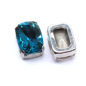 May trên tinh thể thạch với móng vuốt kim loại tinh thể Rhinestone Kính Rhinestone đá quý