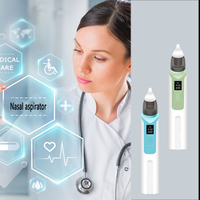 Aspirateur nasal HJS pour bébé et aspirateur de cérumen 2 en 1 Nettoyage du mucus nasal Fournitures faciles à utiliser Produits pour bébé