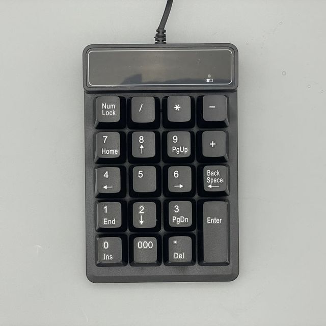 New USB Wired Ergonomic Mini Numeric Keypad Keyboard with 19 Keys ABS Material for Bank Accountant K3