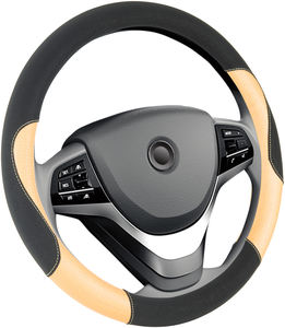 Auto Voiture PVC PU Couverture de <span class=keywords><strong>Volant</strong></span> d'unité centrale de pvc D'accessoires Automatiques de Voiture Enjoliveurs - Product Image 1