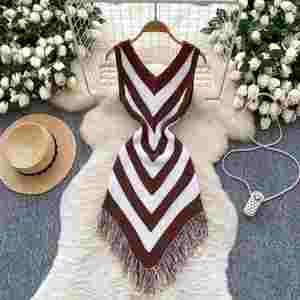 Vestido Midi Casual Asimétrico Vintage de Verano para Mujer, Vestido de Encaje con Borlas y Corte Imperio - Product Image 3