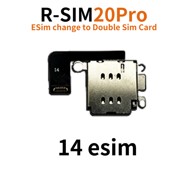 R-SIM IP14 Card Slot Set US Version ESM Conversion to 2-SLM Card MEP Integration Solution Supports Super Snow IC