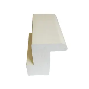 Hoge Kwaliteit Pvc Sluiter Componenten Bullnose Z Frame Plastic Sluiter Onderdelen Bullnose Z Vorm Frame Plantage Luiken